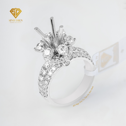 Ổ NHẪN NỮ KIM CƯƠNG THIÊN NHIÊN CAO CẤP 7N300110