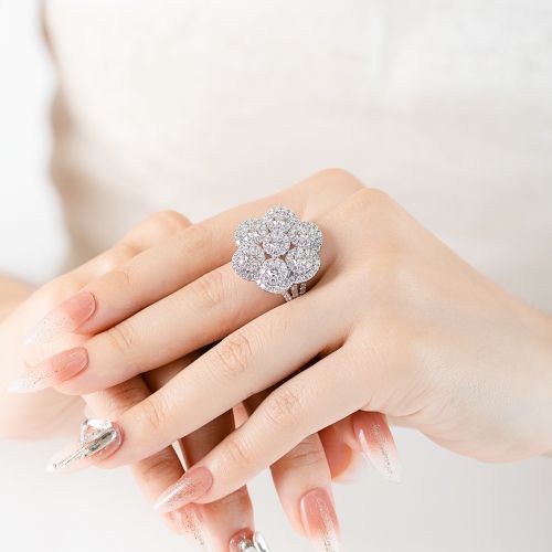 NHẪN KIM CƯƠNG THIÊN NHIÊN REINE DES FLEURS