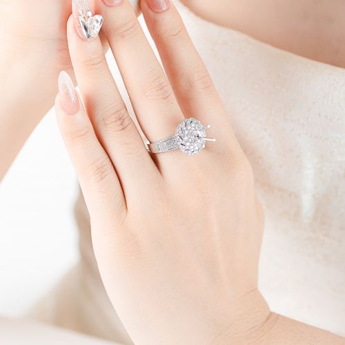 NHẪN KIM CƯƠNG THIÊN NHIÊN COTTON CANDY