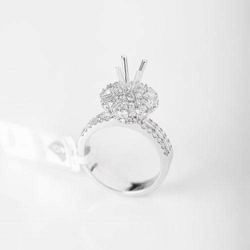 NHẪN KIM CƯƠNG THIÊN NHIÊN ĐÀI TRÒN