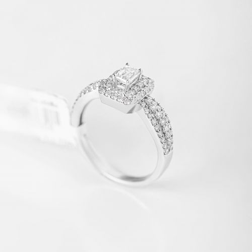 NHẪN KIM CƯƠNG THIÊN NHIÊN VIÊN CHỦ EMERALD