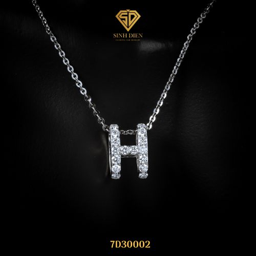 DÂY CHUYỀN MẶT KIM CƯƠNG THIÊN NHIÊN 7D30002