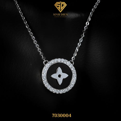 DÂY CHUYỀN MẶT KIM CƯƠNG THIÊN NHIÊN 7D30004