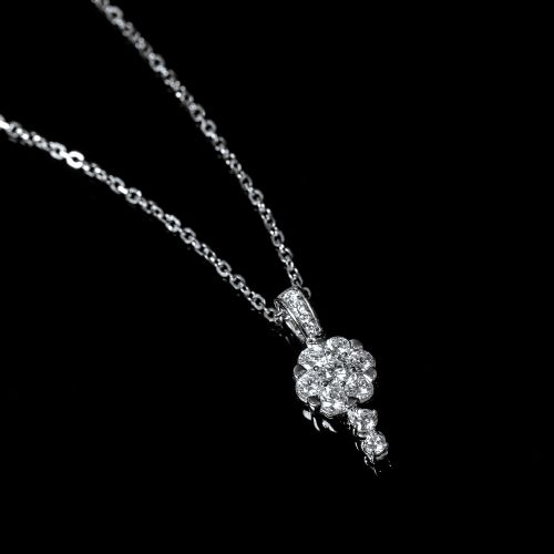 DÂY CHUYỀN KIM CƯƠNG THIÊN NHIÊN MINI FLOWER